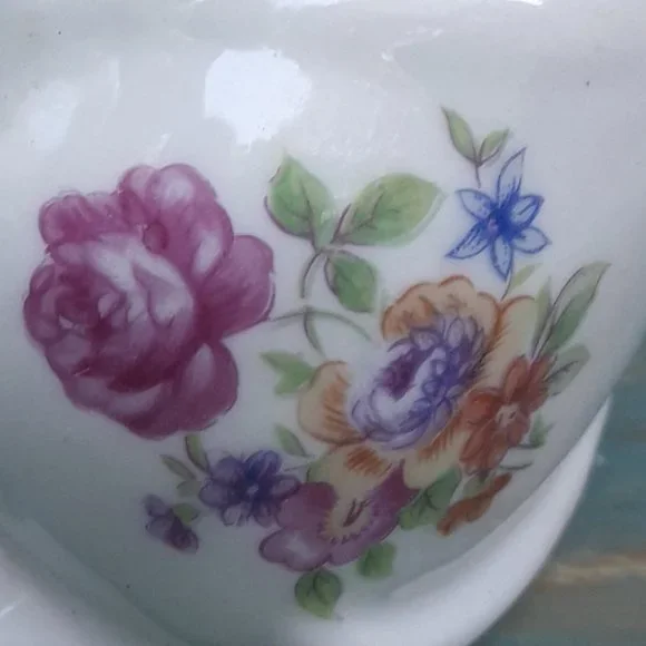 Vintage Ceramic Cat Planter Porcelain Cat Dish Candle Bowl Japan Flowers - Picture 8 of 16